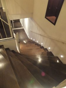 Escalier de la brasserie Thé ou Café